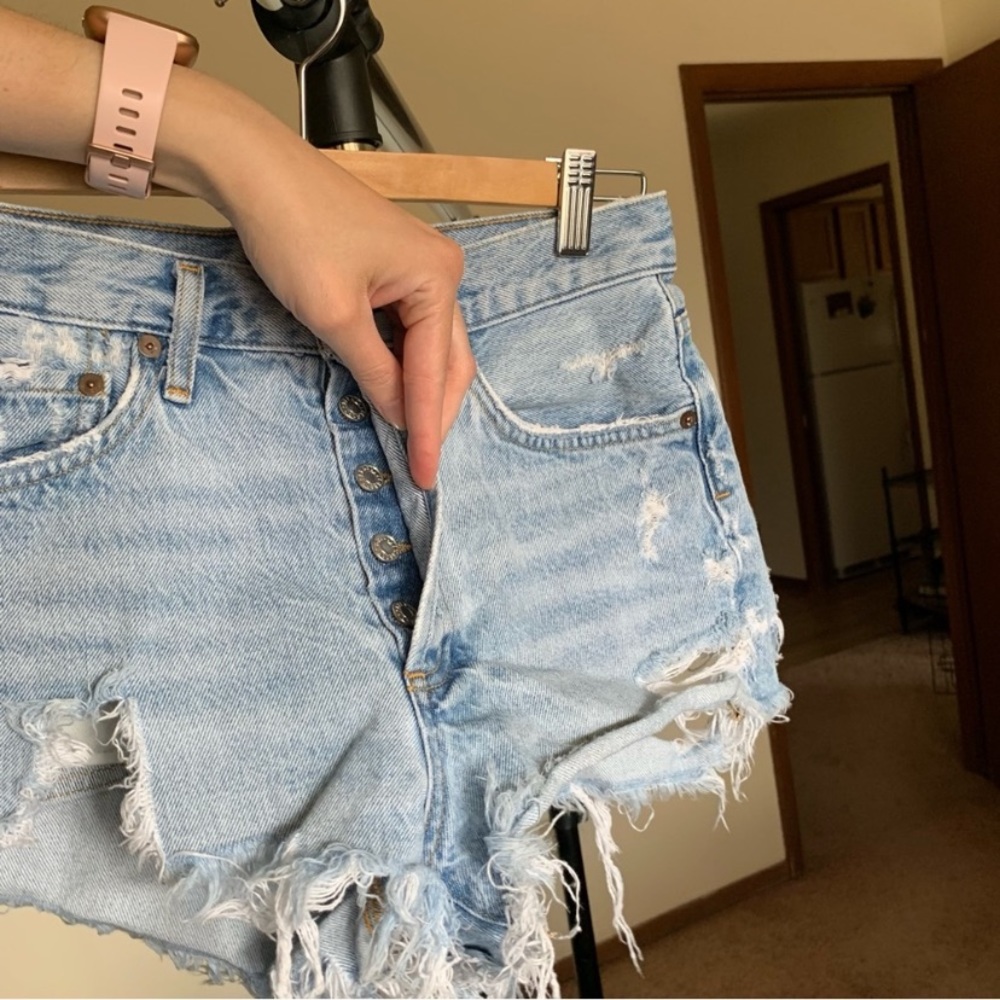 Agolde Parker Jean Shorts 25 - Picture 4 of 7